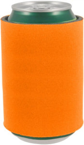 Promotional Koozies: Blank Sewn Bottomless Collapsible Coolies